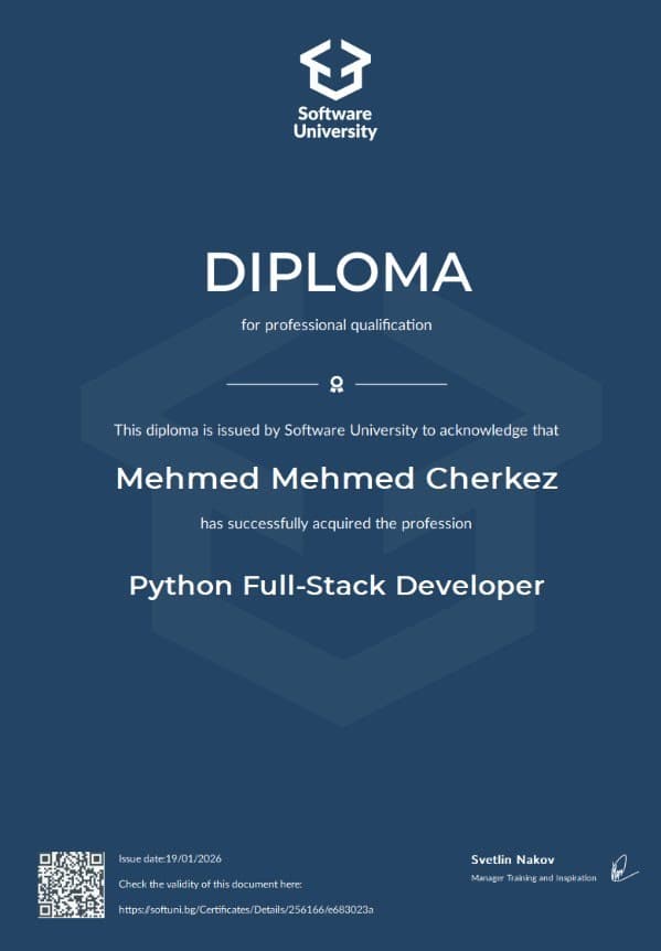 Python Full-Stack Developer